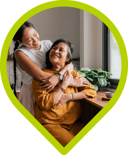 daughter and mom icon